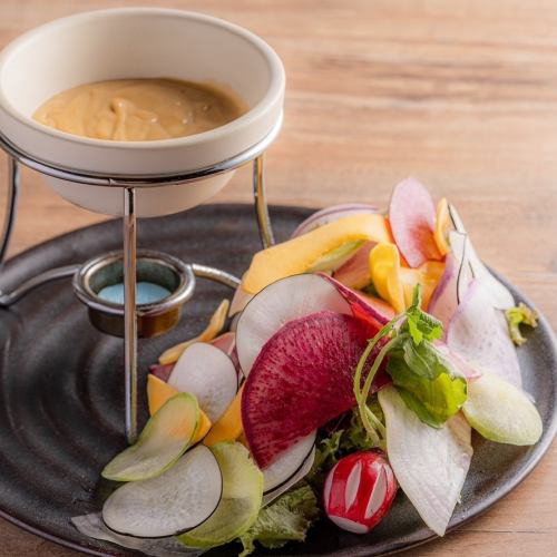 [Recommended] Colorful vegetable bagna cauda