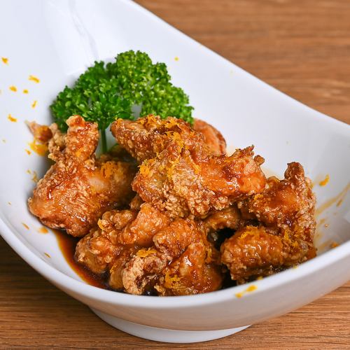 Fried chicken orange flavor