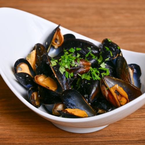 Mussels white wine steamed
