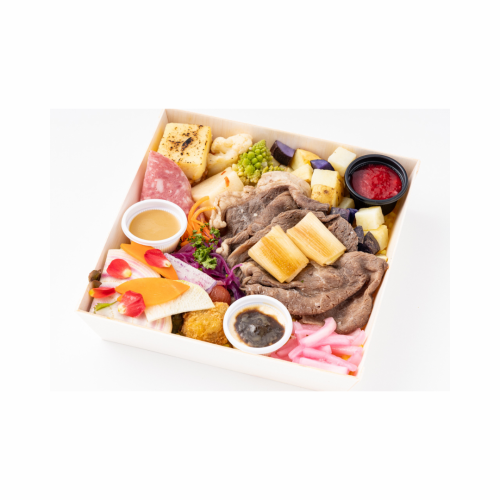 [French topping bento] French beef sukiyaki