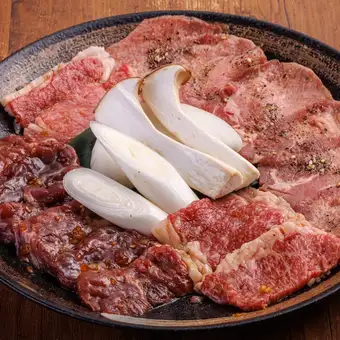 焼肉3種盛り