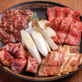 焼肉4種盛り