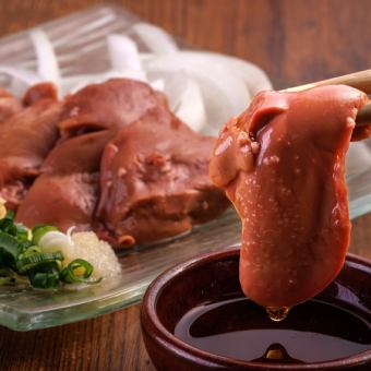 赤鶏レバーのたたき
