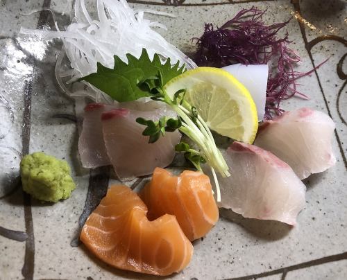 A little bit of sashimi