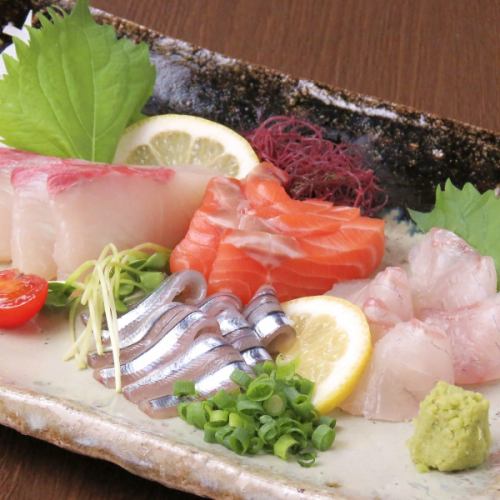 Affordable fresh sashimi