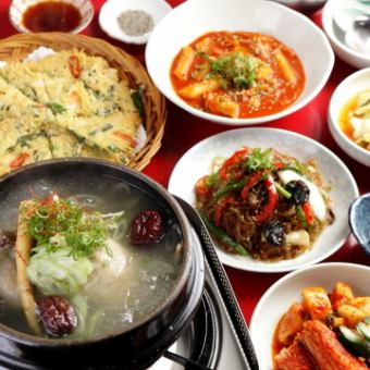 [Samgyetang course] 9 dishes in total: Regular price 4760 yen