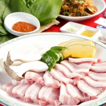 [All you can eat and drink♪ Samgyeopsal course] Regular price 5,830 yen (tax included) ⇒ Special price 5,000 yen (tax included)