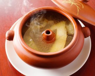 Matsutake mushroom soup