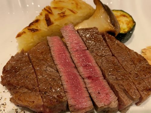 【お肉の旨味を楽しむ】黒毛和牛ステーキコース