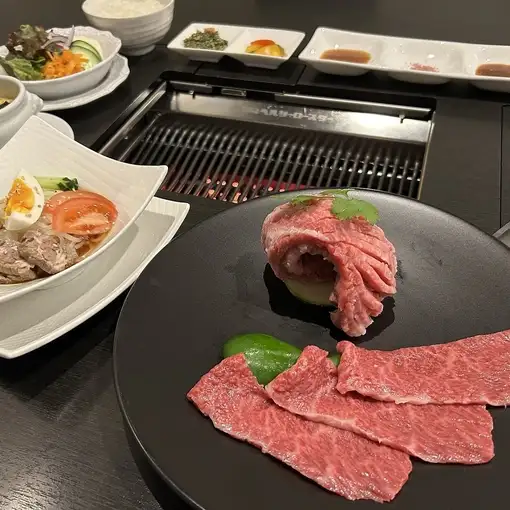 【ランチ】要予約/夏の贅沢ご褒美ランチ A5黒毛和牛&盛岡冷麺セット