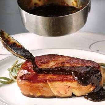 ≪フォアグラのソテー　岩海苔ソース≫