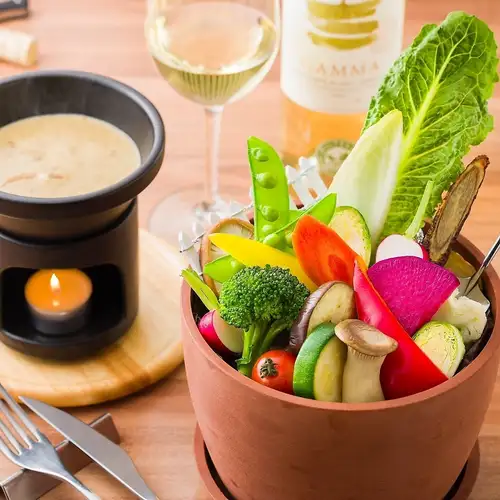 [Very Popular] Bagna Cauda with Farm Vegetables