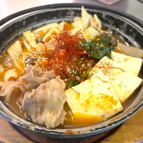 旨辛牛カルビチゲほうとう鍋