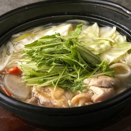 鸡肉盐章鱼火锅