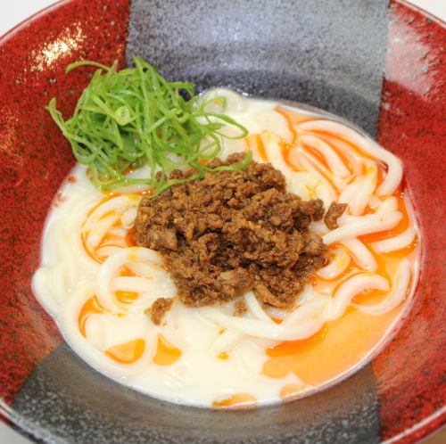 【店長一押し】坦々豆乳おうどん