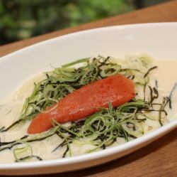 白旨豆乳明太おうどん