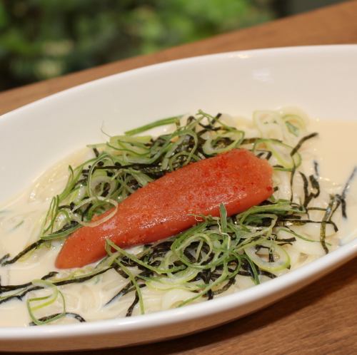 白旨豆乳明太おうどん