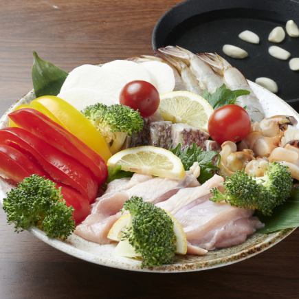 ≪全6品≫選べる3種の魚介鍋。かねまさ名物選べる鍋コース4,000円(税込)※お料理のみ