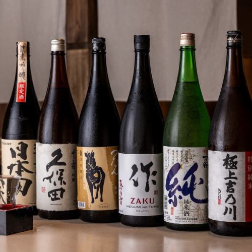 +1500円で日本酒&焼酎25種以上が飲み放題にグレードアップ!