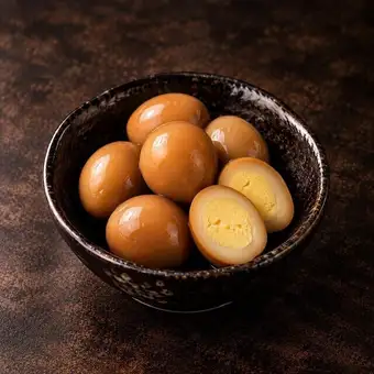 調味鵪鶉蛋，煙燻風味