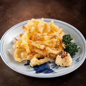 帶有淡淡海味的魷魚絲天婦羅