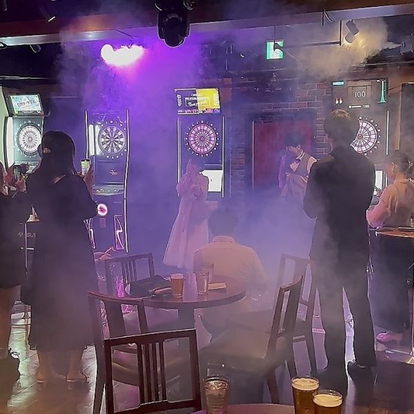 スモークマシン・大型プロジェクターなど設備も充実！どんな貸切も当店におまかせ♪