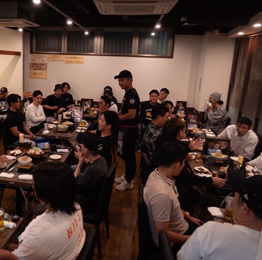 最大43名様までOK！広々空間でワイワイ粉もん宴会★