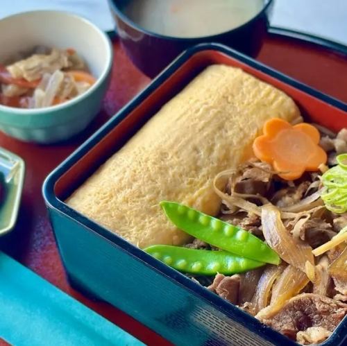 だし巻きと牛めし重