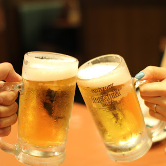 Cold beer too♪ Goes great with yakitori☆