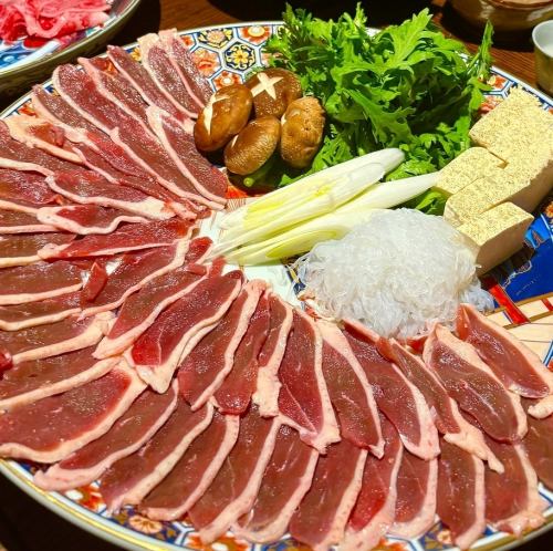 鴨すき(2人前)
