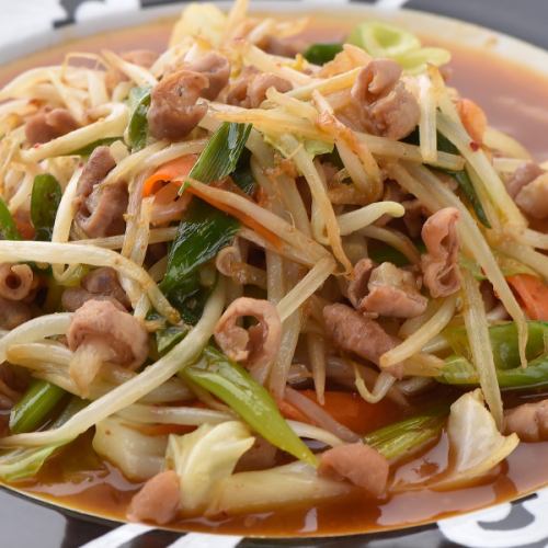 Stir-fried offal