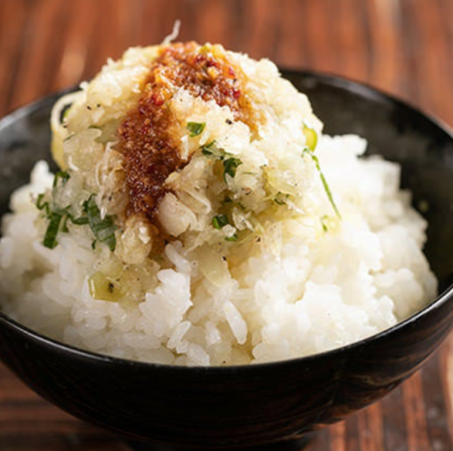 Green onion rice (with seasoned green onion and salt)