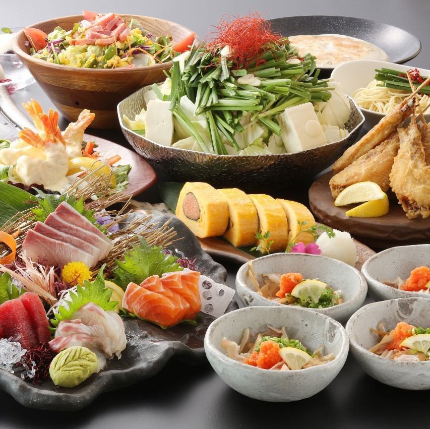 All-you-can-eat and drink with pre-mol 4,000 yen ⇒ 3,300 yen (Friday, Saturday, 3,500 yen)