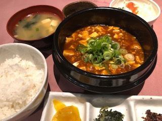 Mabo tofu set meal