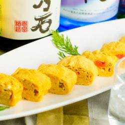 Dashimaki tamago with mentaiko ~ with daikon radish ~