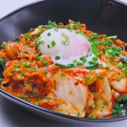 Korean kimchi with hot balls