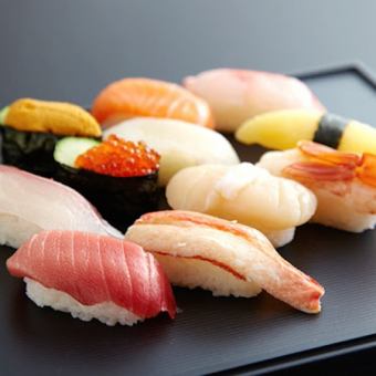 C [3 hours all-you-can-drink draft beer included] All-you-can-eat fresh sushi course [3980 yen → 2980 yen]