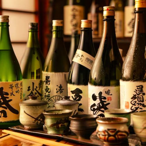 We also recommend trying different shochu and sake.