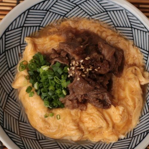 Dashi omelette sukiyaki style