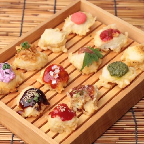 [Assortment of 12 kinds is very popular!] Specialty chicken tempura