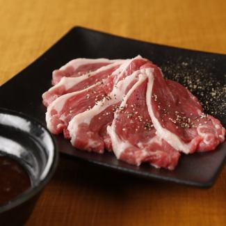 Raw lamb with special raw sauce