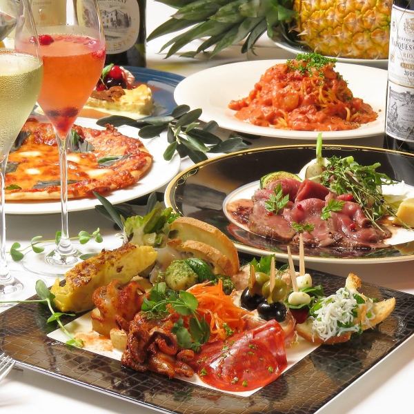 【120分飲み放題付】小さな幸せがいっぱい♪女子会～女性だけの特別コース～◆5000円(税込)