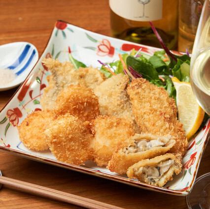 貝のフライ盛合わせ