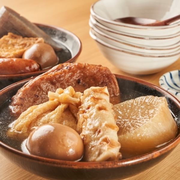 【名物】牛出汁おでん5種盛り