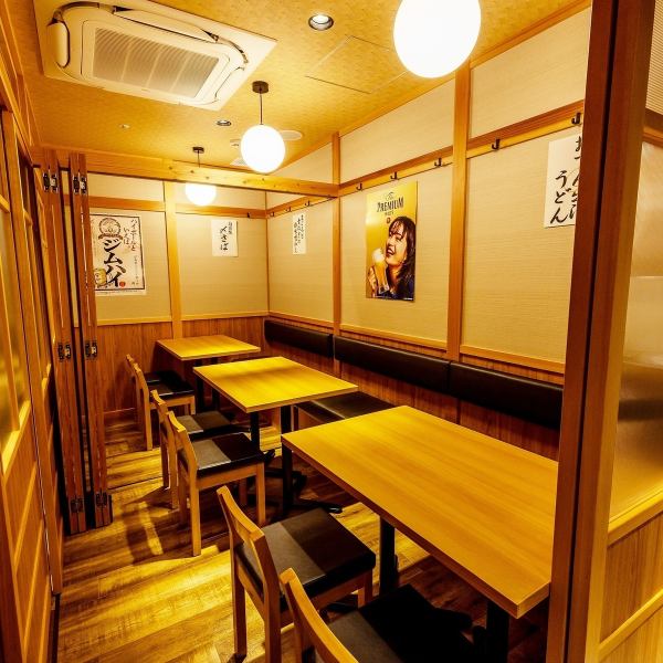 テーブル個室は最大12名様までご利用頂けます！！少人数のプライベート呑みから、会社宴会まで、色々なシーンでご利用頂けます！