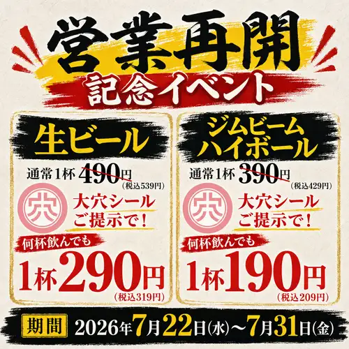 為慶祝企業重新開幕而舉辦的活動