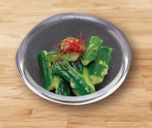 塩だれタタキきゅうり/きゅうり一本漬け