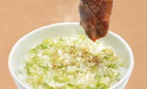 焼肉に合うネギ飯