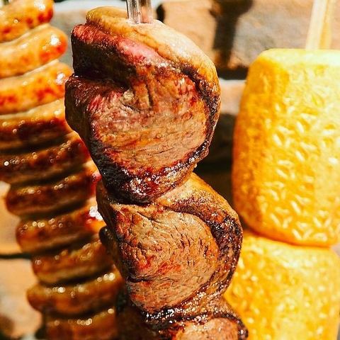 焼きパイナップルに、希少部位のお肉…お好きなだけご堪能！