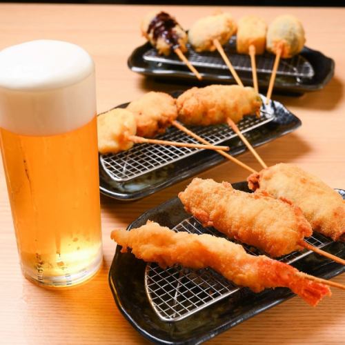 生ビールの美味しさに拘る